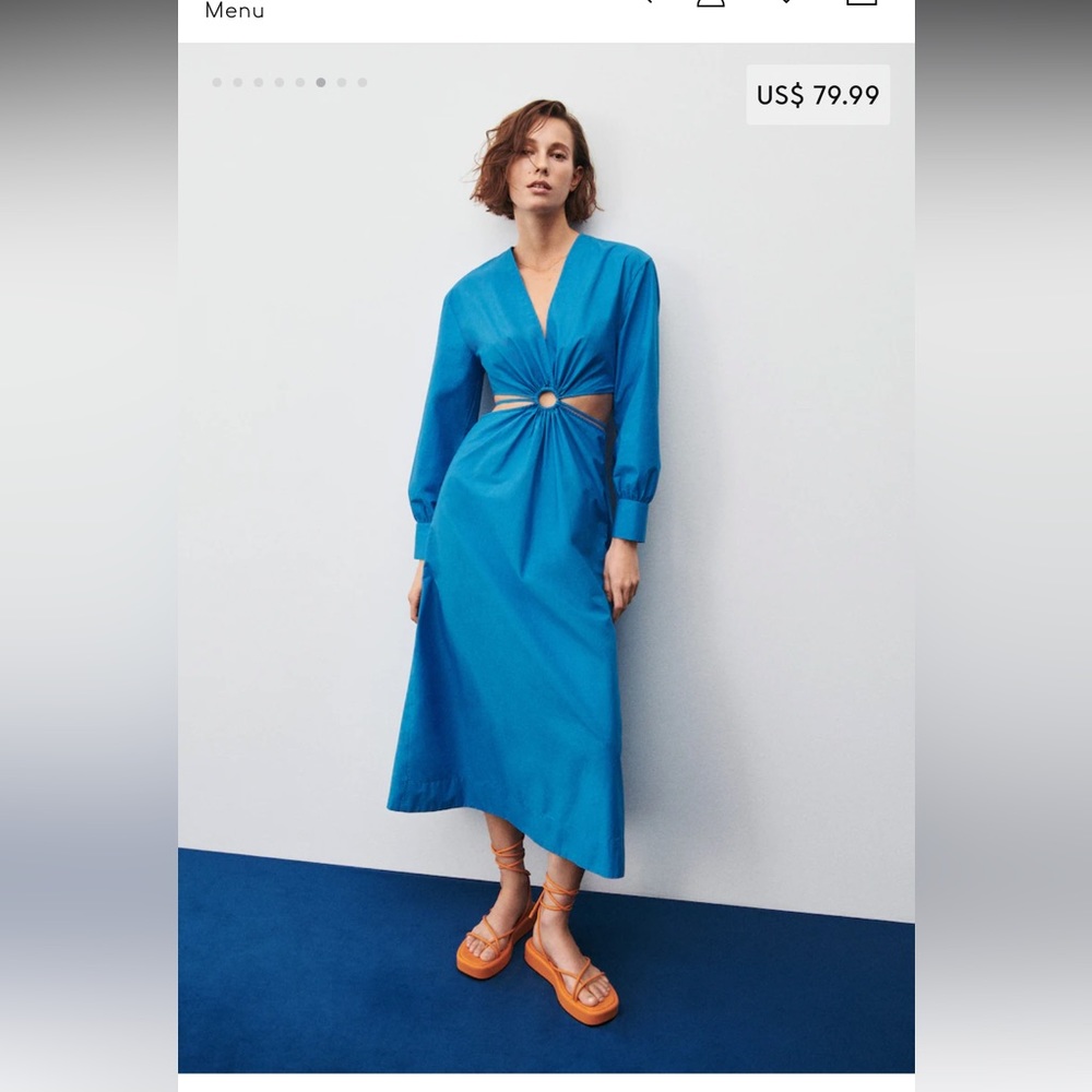Blue Mango cutout dress
